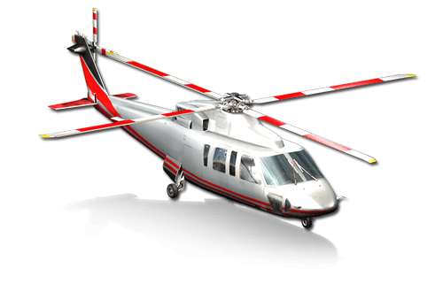 The Sikorsky S76 helicopter in X-Plane 10 Mobile